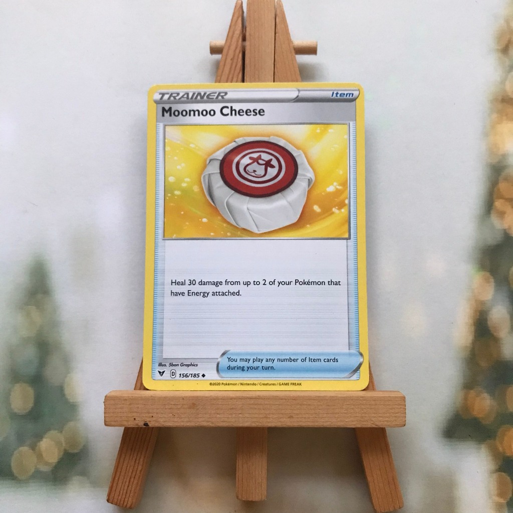 Pokemon Mooo Cheese 156/185 Picture Card - Uncommon English Odd Card