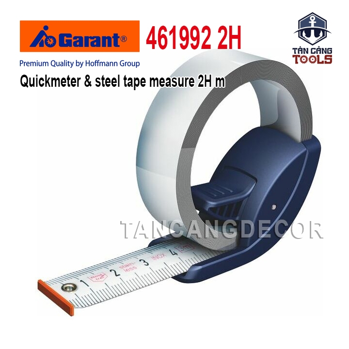 Garant 2M เทปวัดเหล็กแบบม้วนด้วยตนเอง 461992 2ชม.