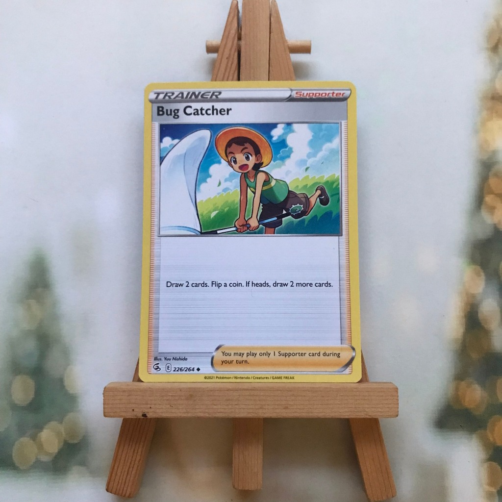 Pokemon Bug Catcher 226/264 Picture Card - Uncommon English Odd Card