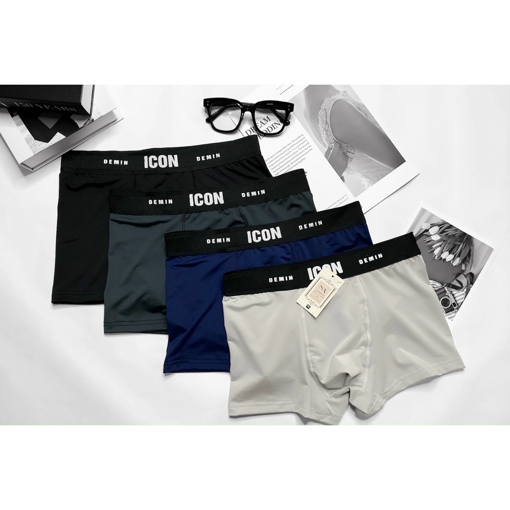ICON ชุดชั้นในชาย [Combo 4c] ยืด 4 ทิศทาง - Cool - ต้านเชื้อแบคทีเรีย - ราคา