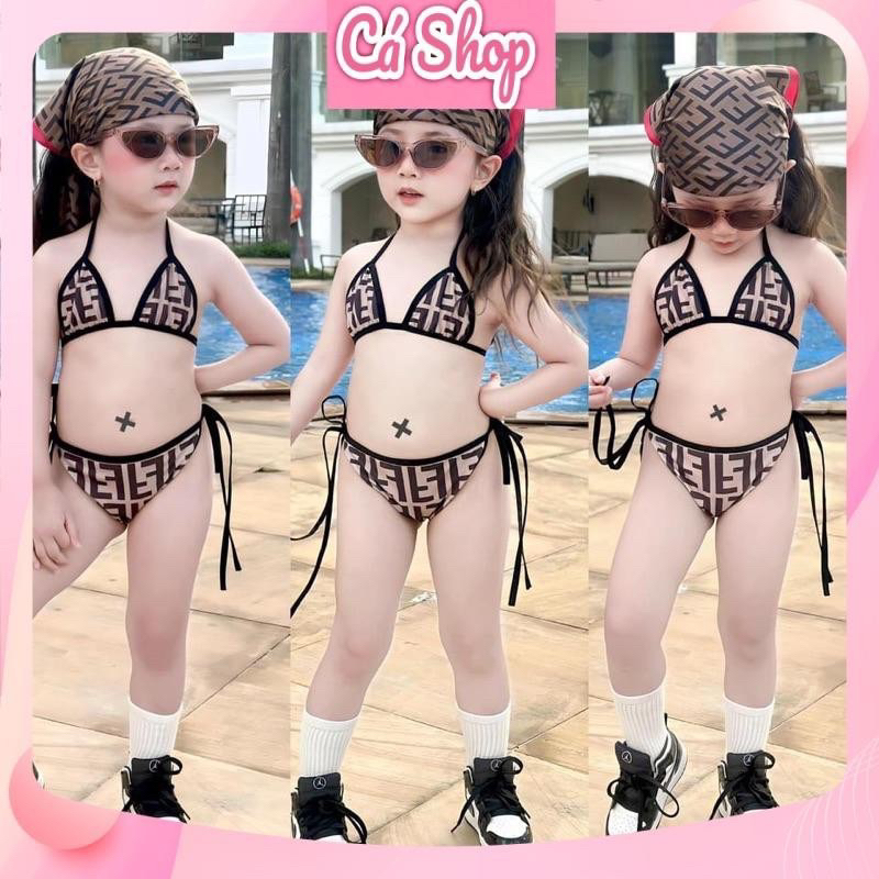 บิกินี่ ชุดว่ายน้ําบิกินี่ 2 ชิ้น CS168, CS218 สําหรับเด็กผู้หญิง