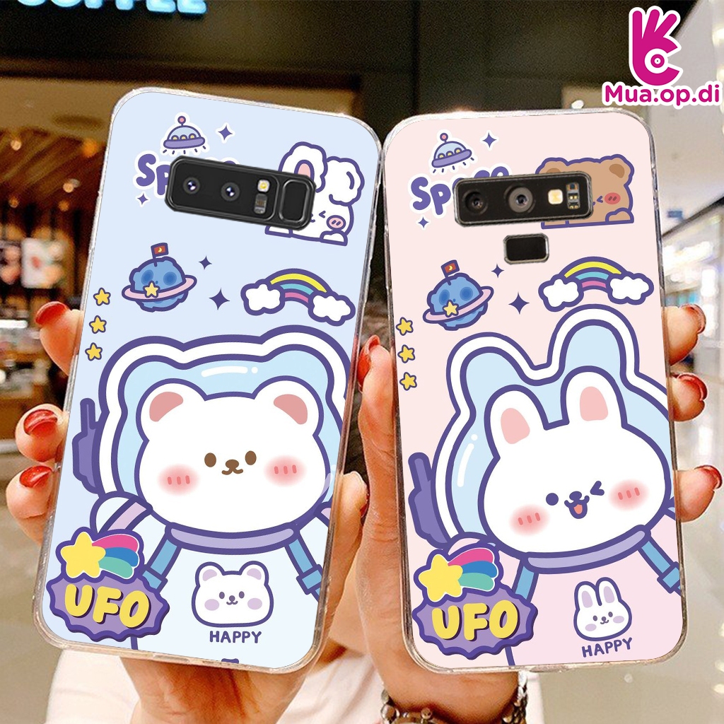 เคสซิลิโคนพิมพ์ลาย GT Universe สําหรับ Samsung Note 8, Note 9 ไม่ซีดจาง