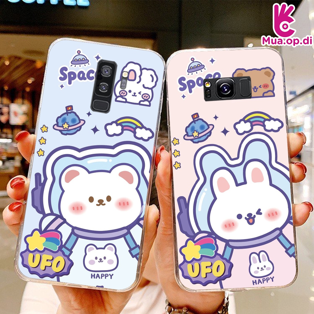 เคสซิลิโคนพิมพ์ลาย GT Universe สําหรับ Samsung S8, S8+, S9, S9+ ไม่ซีดจาง