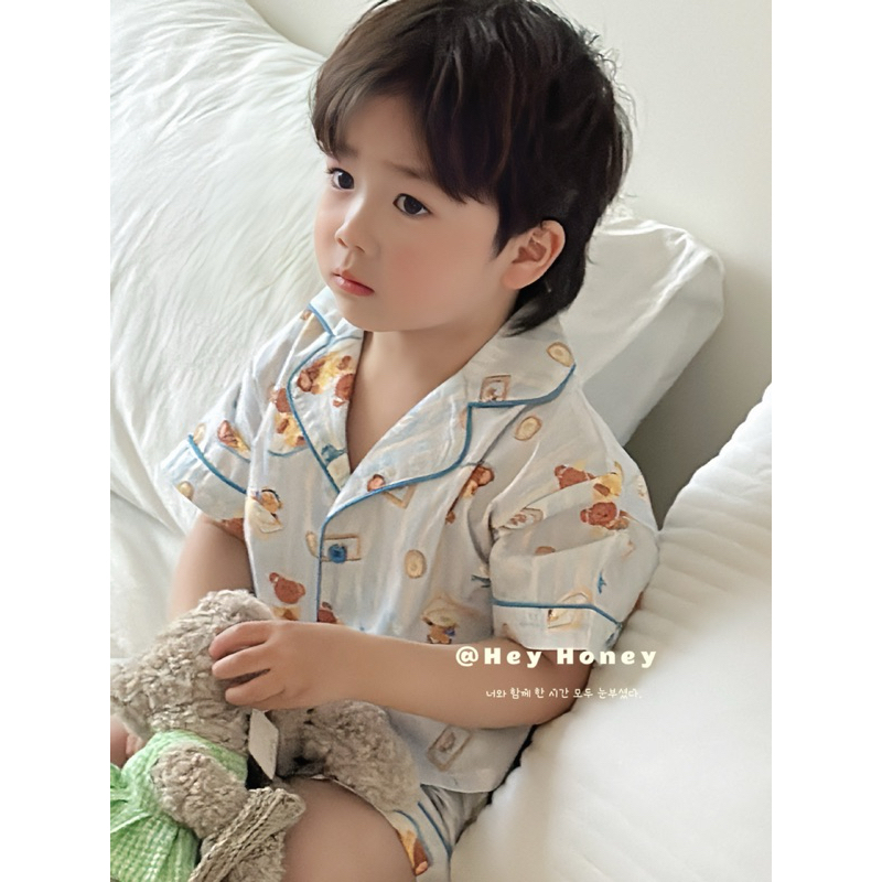 GREEN BEAR TIGHS PIJAMA