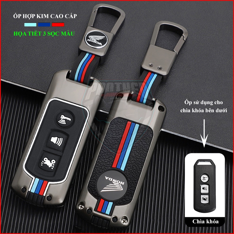 Honda AB Vario PCX Vision SH125i SH350i SHMode Winner Lead SuperCub Motorcycle Key Case 3-Button Key