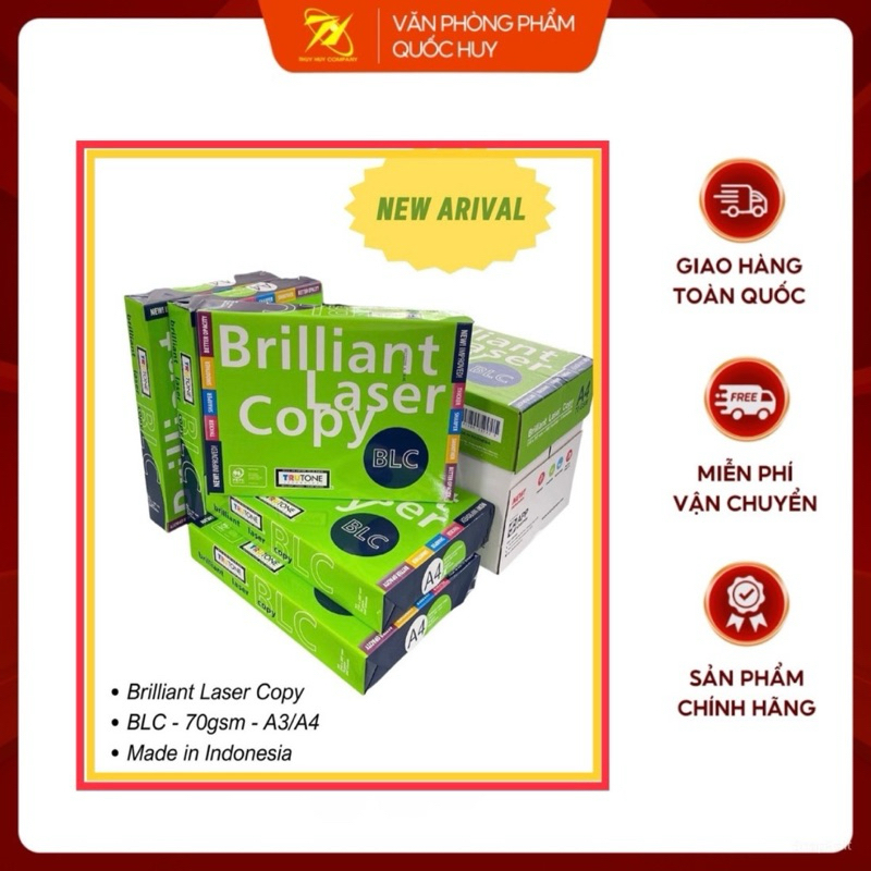 1 GRAM A4 PAPER DL70 BRILLIANT LASER - VPP QUOC HUY