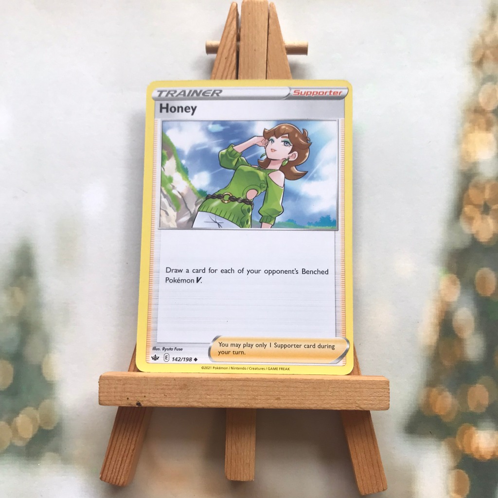Pokemon Honey 142/198 Picture Card - Uncommon English Odd Card