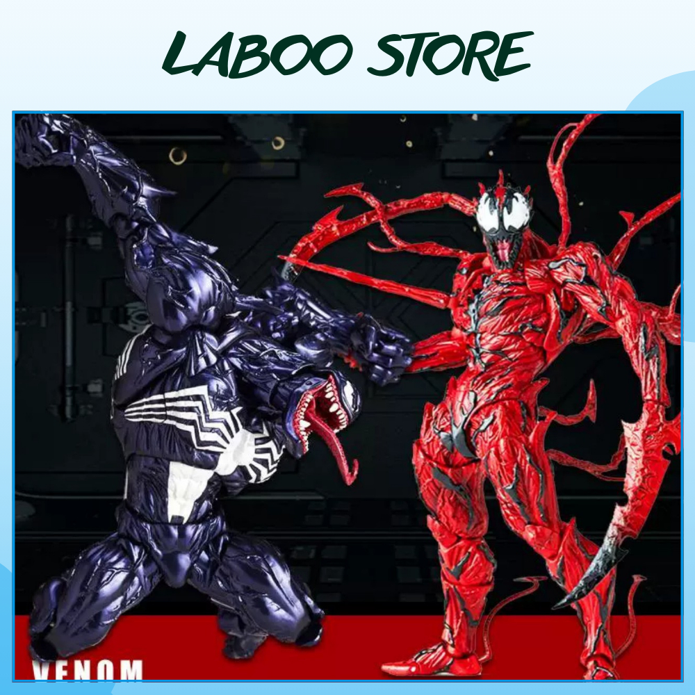 Venom canage marvel Spiderman revotech ของเล่นโมเดลสไปเดอร์แมนพร้อมการตกแต่งข้อต่อที่สามารถเคลื่อนย้
