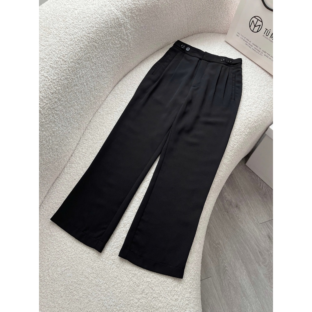 กางเกงขนาดใหญ่ของผู้หญิงกางเกงขนาดใหญ่ Flattering Design Belted กางเกงสําหรับทํางาน Streetwear ทุกขน