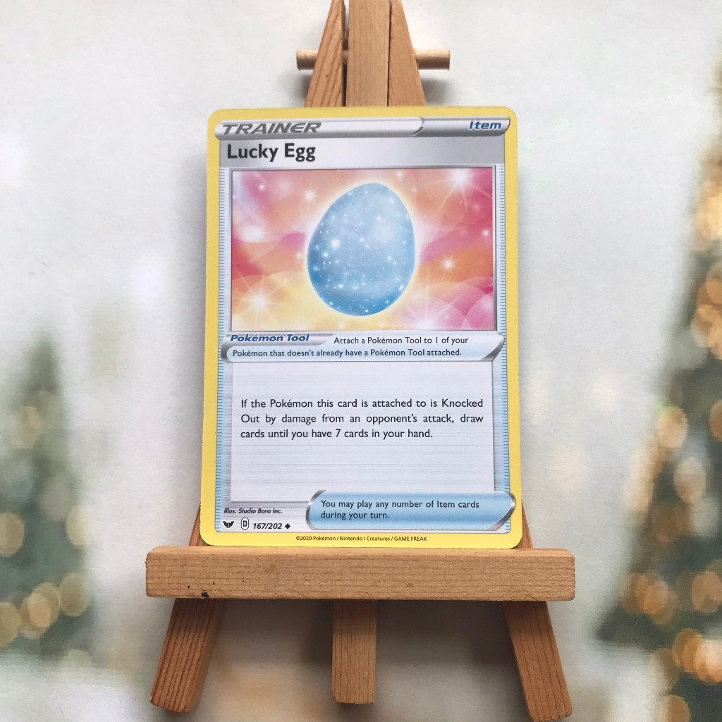 Pokemon Lucky Egg 167/202 Picture Card - Uncommon English Odd Card