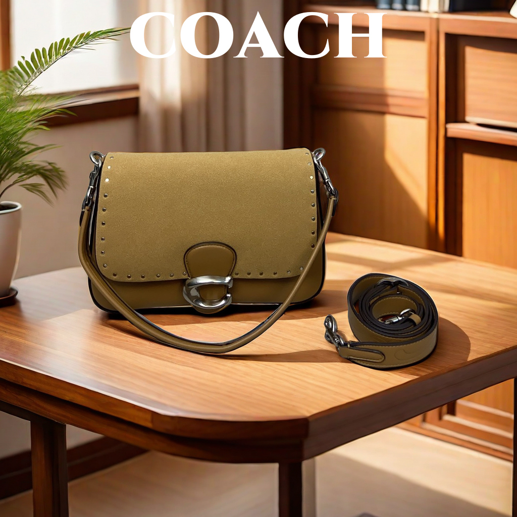 COACH โค้ช CU067 สีน้ำตาล SoftTabby ใหม่ abby กระเป๋าสะพาย