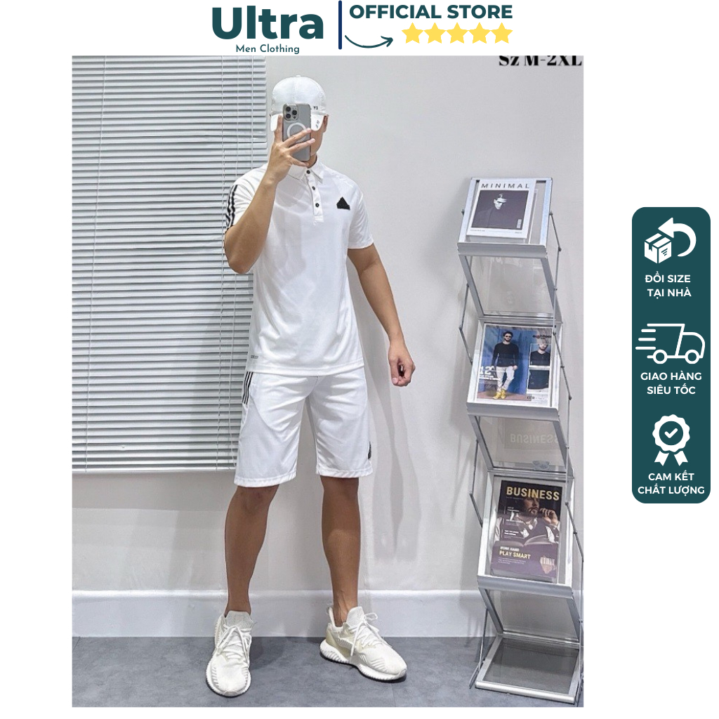 ADIDAS อาดิดาส เสื้อผ้าฤดูร้อนชายชุดคุณภาพสูงเย็นยืดหยุ่นดูดซับเหงื่อ พิเศษ เอ่อ4-992 ชุดกีฬาฤดูร้อน
