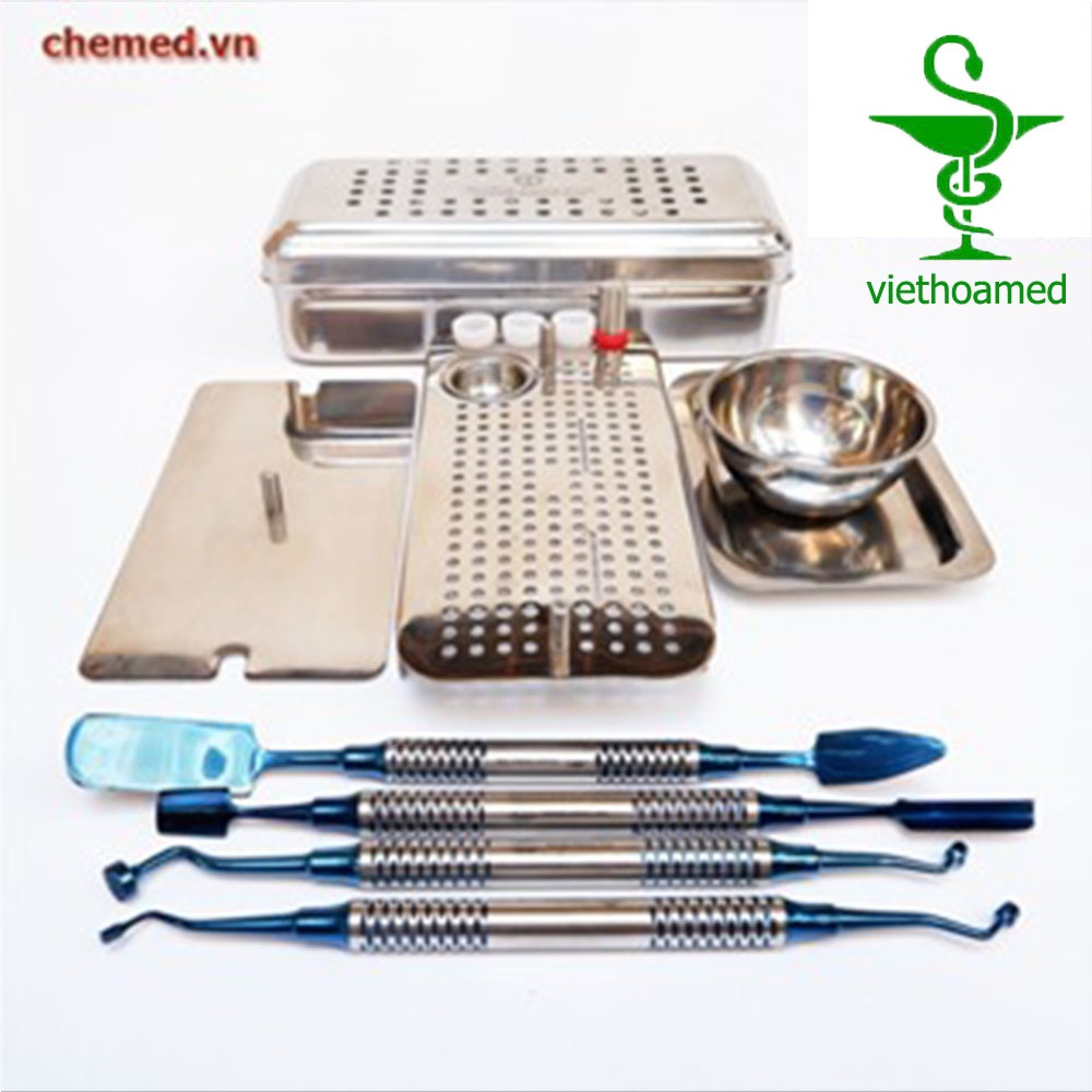 ชุดกดฟิล์ม Prf - กดฟิล์ม prf - ชุดเครื่องมือ 4 ชิ้น รองรับ prf ทําในทันตกรรมเยอรมัน (แถมที่คีบด้ามทอ