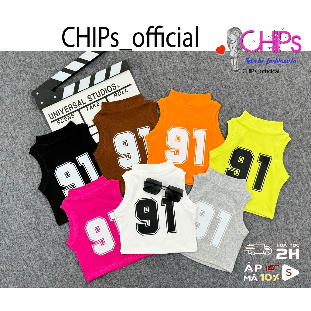Sporty 3 ซม.คอปกใต้วงแขน Crotop พร้อมหมายเลข 91 พิมพ์สําหรับเด็กผู้หญิง