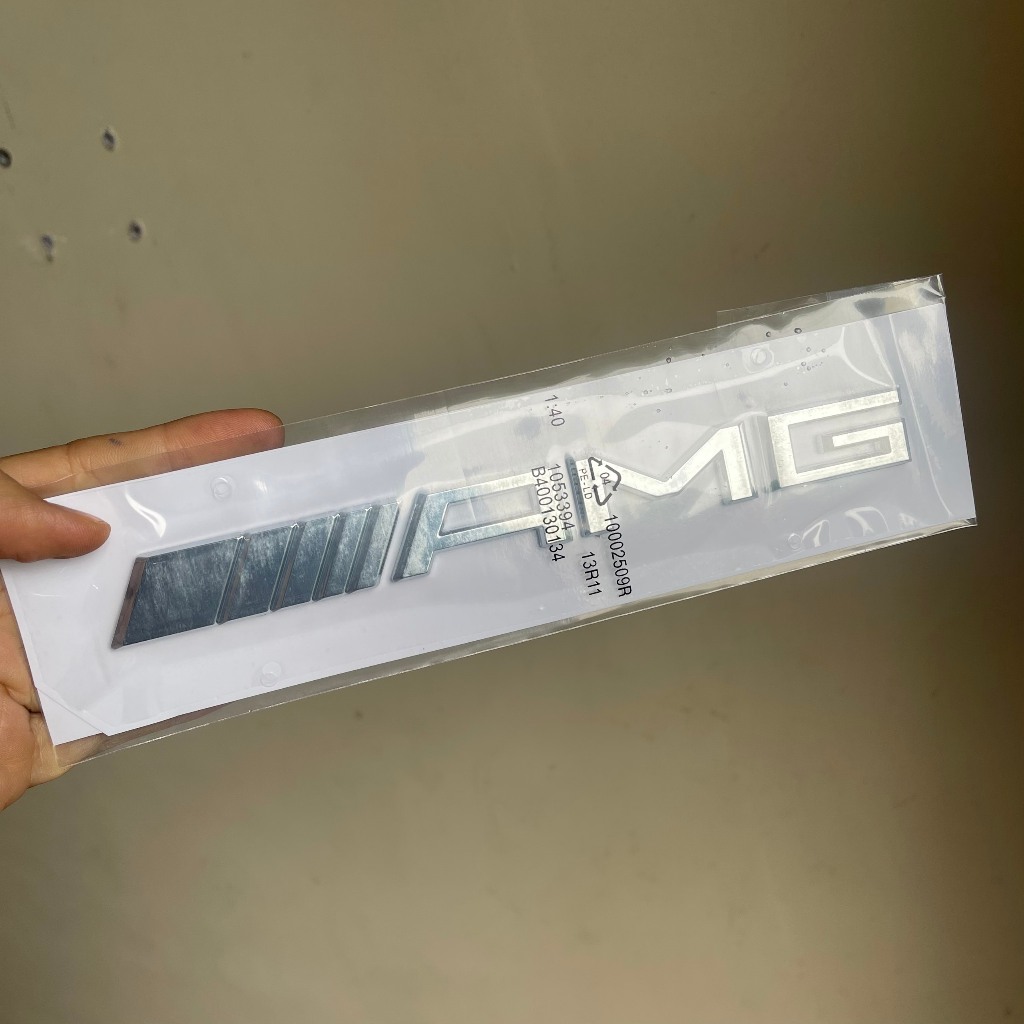 [ขายส่ง - ขายปลีก] AMG Braille Logo ใช้ท้ายรถ Mercedes Benz