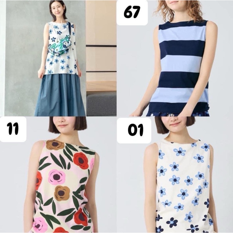 (ใหม่) UNI PATTERN PRINTED SLEEVE T-SHIRT (Tag 1.990¥) หลวมเล็กน้อย FORM