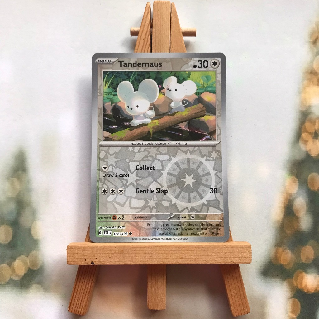 การ์ด Pokemon Tandemaus 166/193 - Odd Card Scarlet & Violet: Paldea Evolved Reverse Holo English
