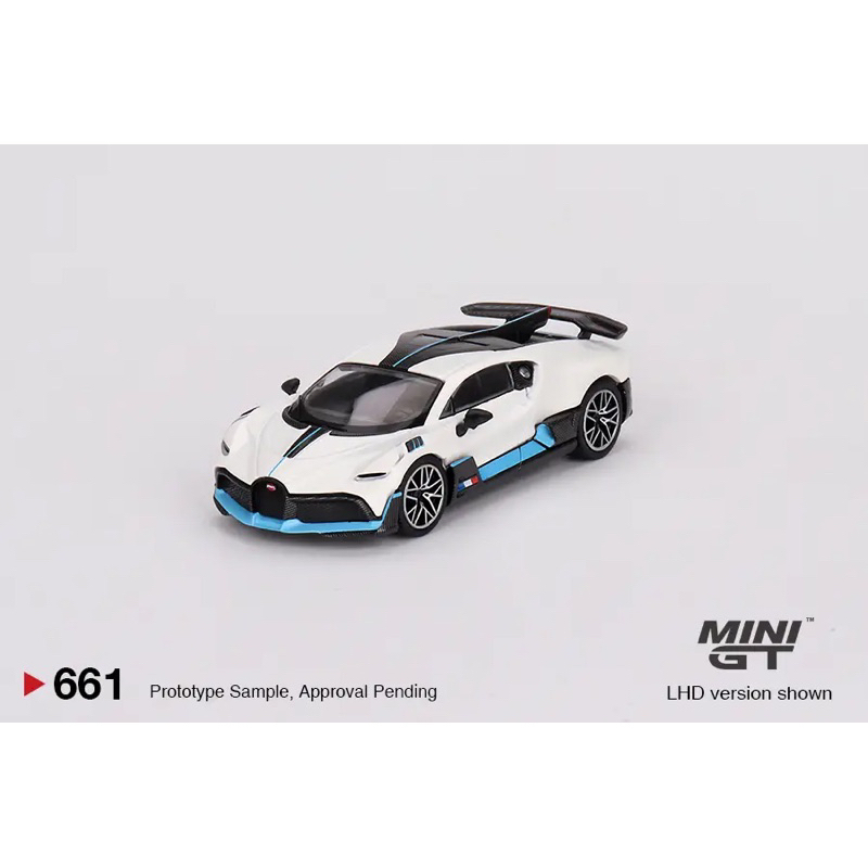 MINI GT(661) 1/64 Bugatti Divo สีขาว LHD