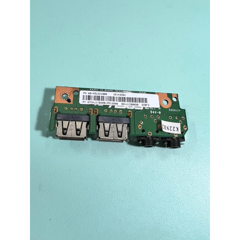 บอร์ดพอร์ต Usb แจ็ค AUDIO Asus K43 K43Sv K43Sd A43S X43S K43Sj P43Sj K43E A43E