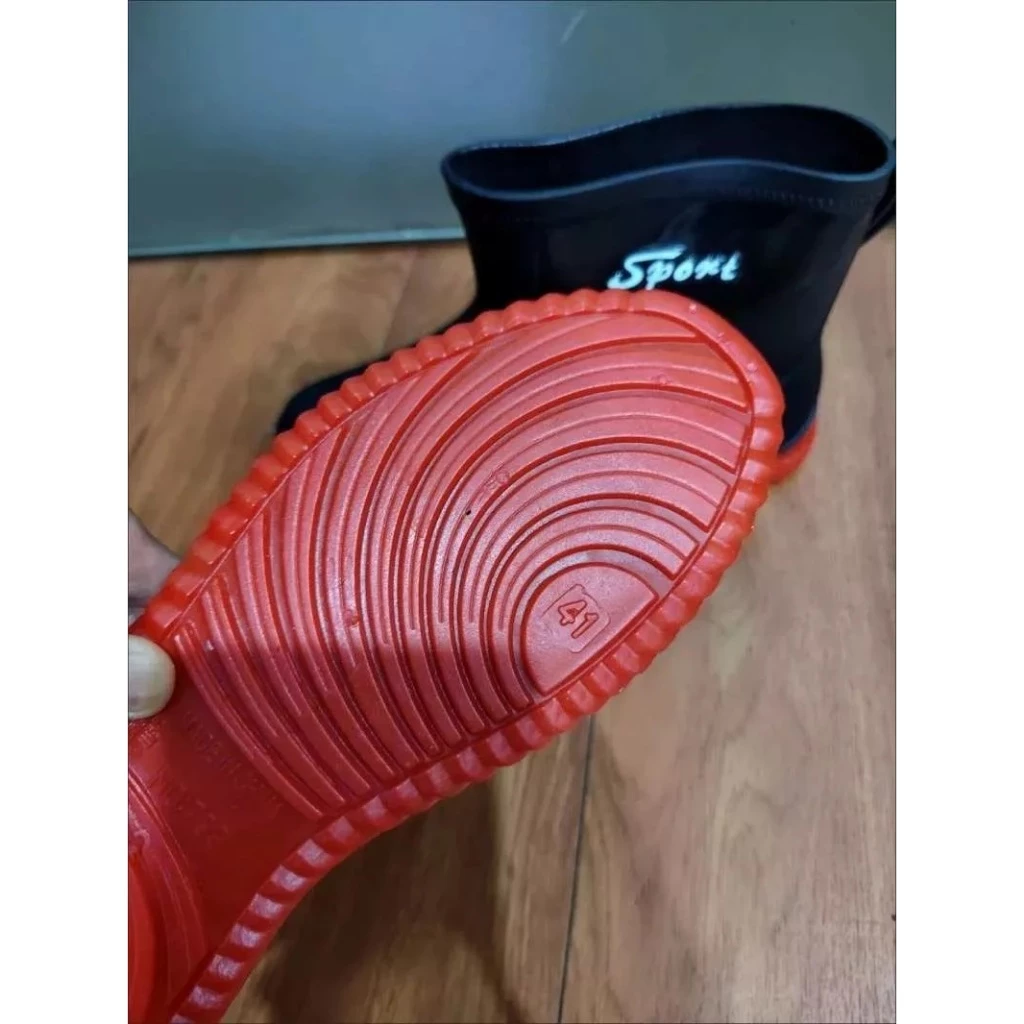 รองเท้าบูทกันฝนกันลื่นกันน้ำ 37-43 รองเท้ายางสั้น thumbnail 6
