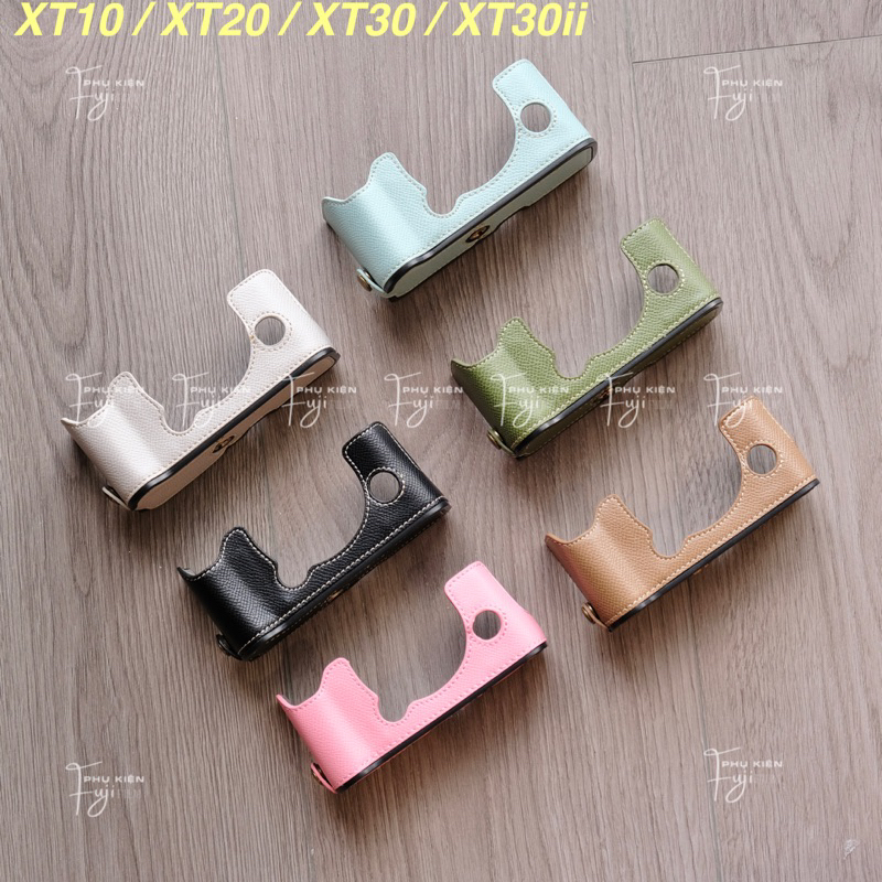 Halfcase - เคสหนัง pu สําหรับกล้อง Fujifilm XT10, XT20, XT30, XT30ii