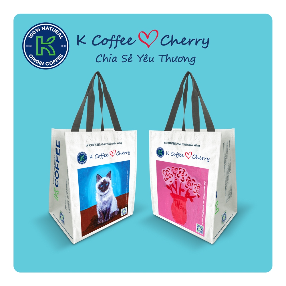 K Coffee x Cherryทอ PP Bag - Sharing Love - Charity Fundraising Bag