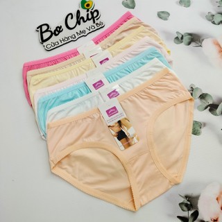 [Combo 5 - 10] Quần Lót Nữ Cotton Thái Size 40-60 Ký Chất Vải Mềm Mại, Co Giãn  4 Chiều Tốt Hàng Loại 1 - Bơ Chip
