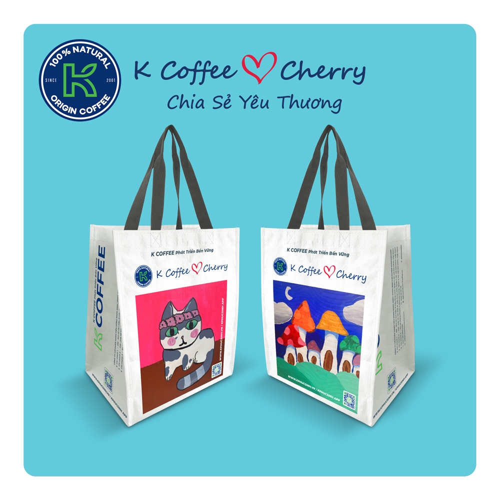 K Coffee x Cherryทอ PP Bag - Sharing Love - Charity Fundraising Bag