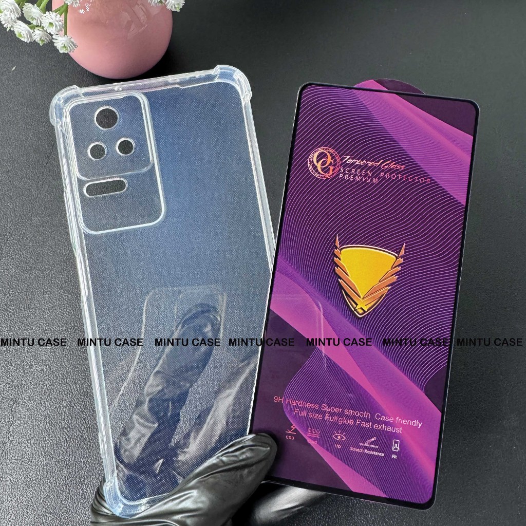 Redmi K40s / Redmi K40S / Xiaomi Poco F4 / เคส Xiaomi POCO F4 5G และกระจกนิรภัย - TSCS กันกระแทกประเ