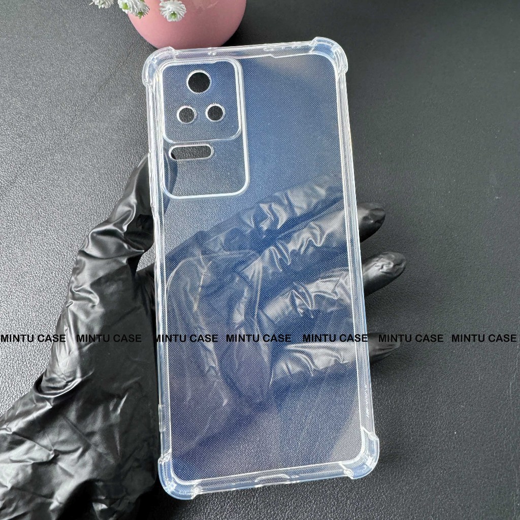 Redmi K40s / Redmi K40S / Xiaomi Poco F4 / Xiaomi POCO F4 5G เคสยืดหยุ่น - TSCS กันกระแทกประเภทโปร่ง