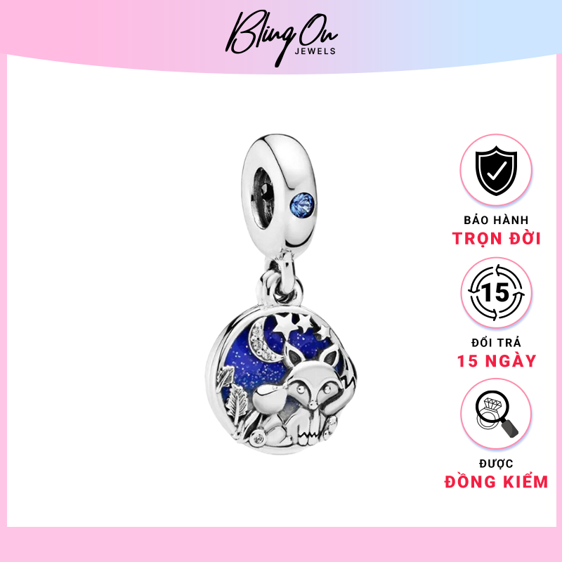Pandora Fox And Rabbit Charm Sterling Silver Dangle 1998 - S925 Sterling Silver