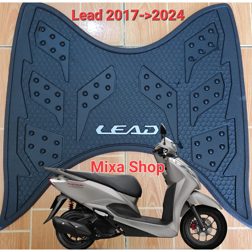 [UN] Lead 2017->2025 พรมปูพื้นรถยนต์แบบพิเศษ T10, LEAD FOOT MATS