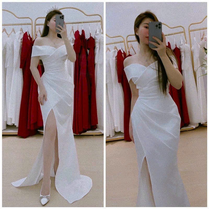 BECHIC TAPTA DRESS WITH SLIM FOR PARTY LUXURY AND WEDDING