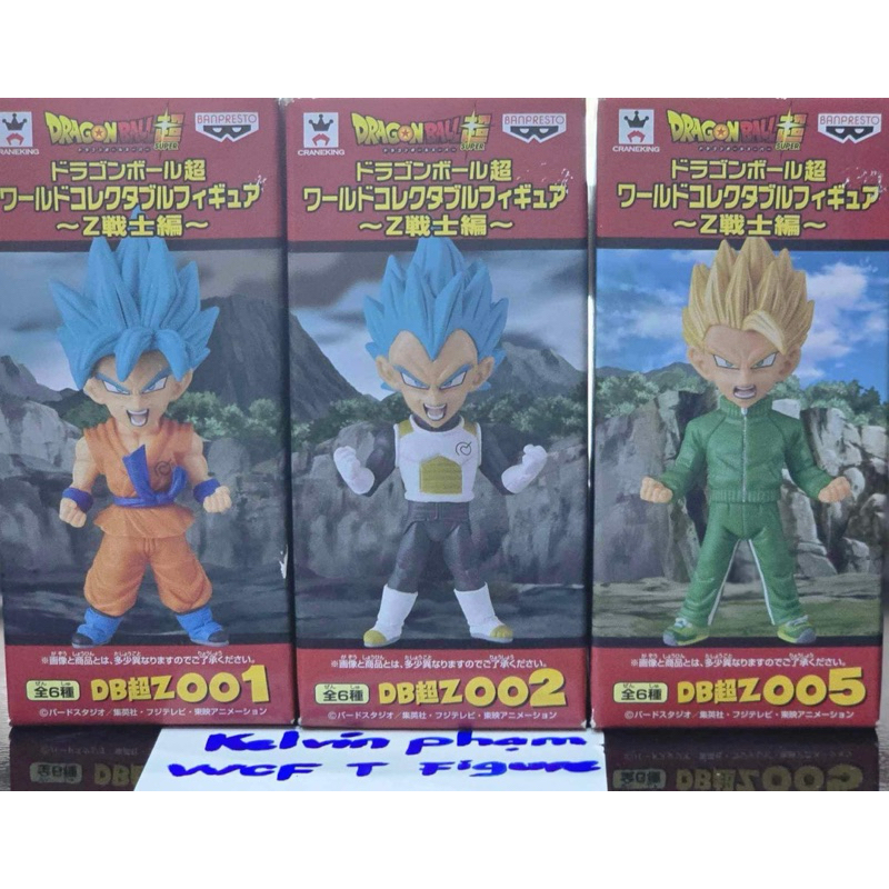 3 ของแท้ WCF Dragon Ball รุ่น Bandai Japan Dragon Ball Super Movie Goku, Vegeta, Gohan Super Saiyan 