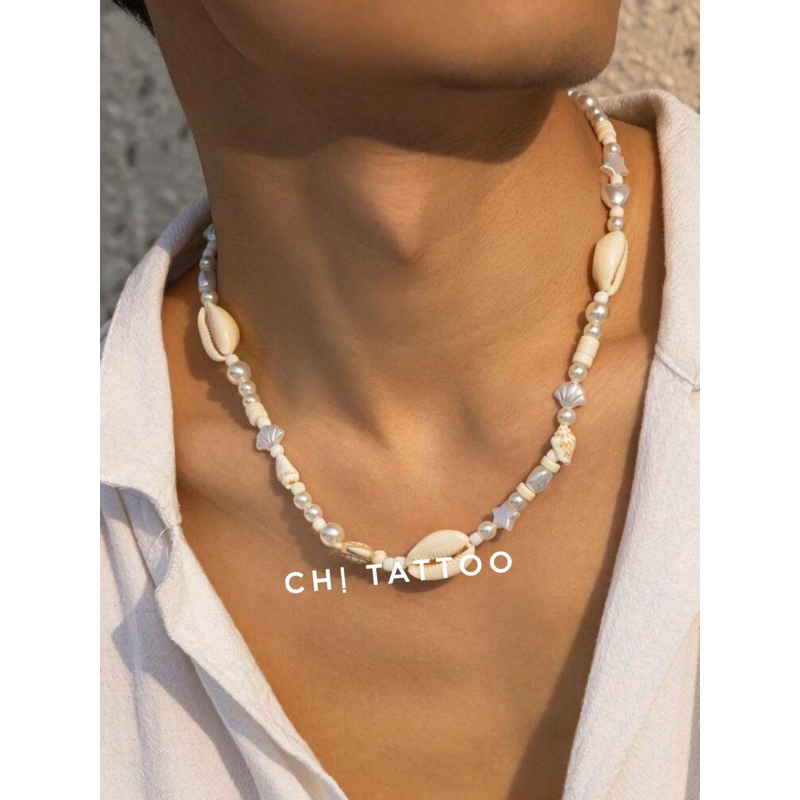 VCN8 สร้อยคอผู้ชายธีมทะเล