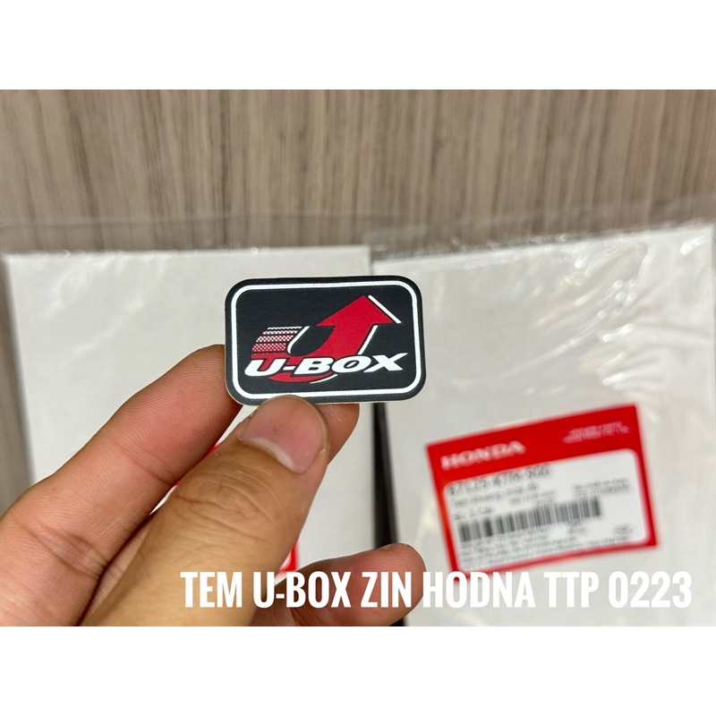 แสตมป์ U-BOX ของแท้ (1 ชิ้น) 87125KTM900