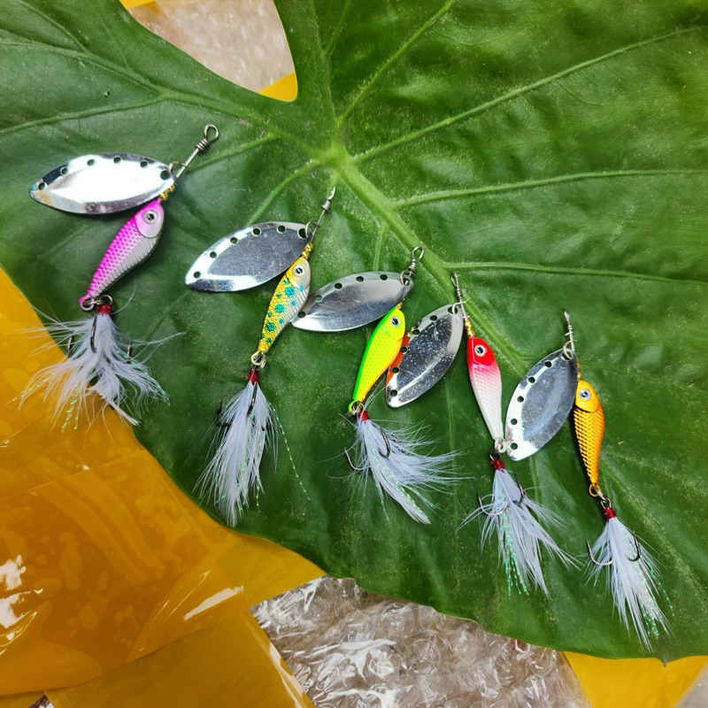 เหยื่อตกปลา - Spin Spoon Lure M8