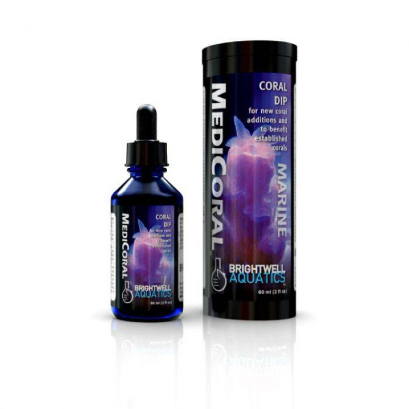 MEDI CORAL DIP REMOVES PARASITICS ON CORALS – BRIGHTWELL AQUATICS