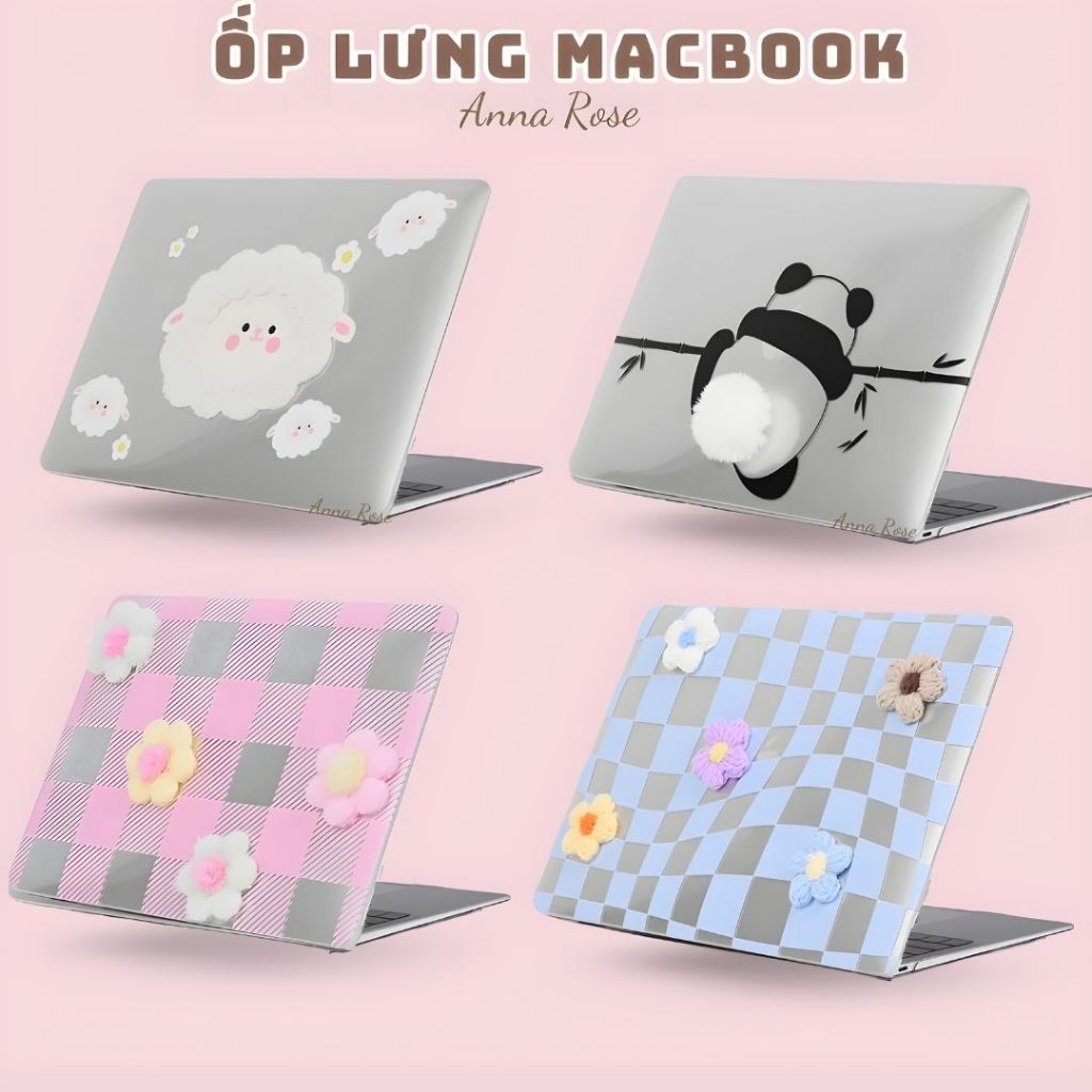 เคส Macbook air pro ทุกเส้นกันฝุ่น เคส macbook ป้องกันรอยขีดข่วนลายน่ารัก