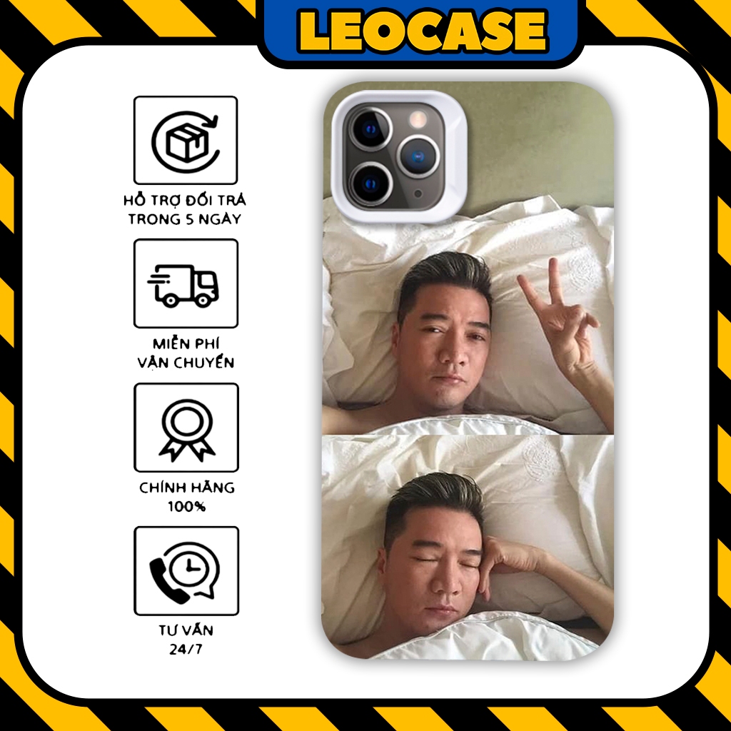 Leocase Mr Dam Vinh Hung เคส iPhone ซิลิโคนคุณภาพสูงน่ารัก meme สําหรับ iPhone 15/14/13/12/11/X/Xsma