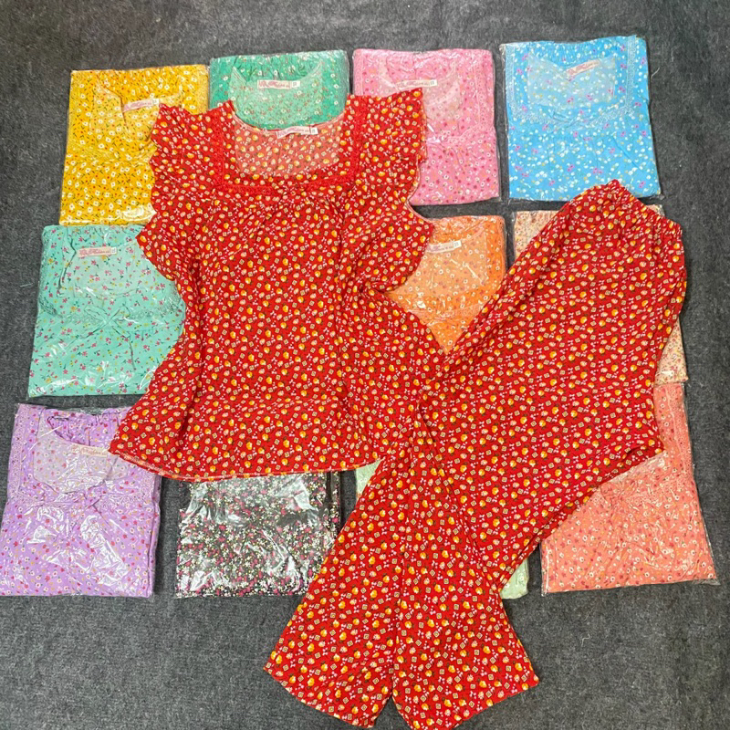 Soft Thai Silk Home Wear กางเกง 9 นิ้ว