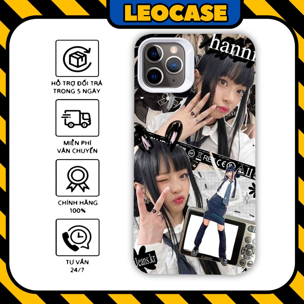 Leocase Hanni Newjeans Kpop Idol เคส iPhone ซิลิโคนระดับพรีเมียมสําหรับ iPhone 15/14/13/12/11/X/Xsmax/8/7plus