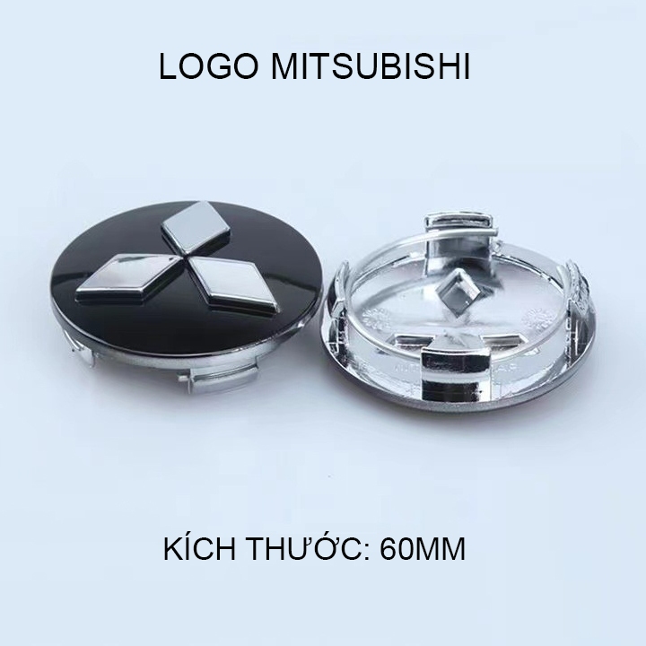 ล้อ Mitsubishi Logo (diameter 60mm) เหมาะสําหรับรถยนต์ Mitsubishi