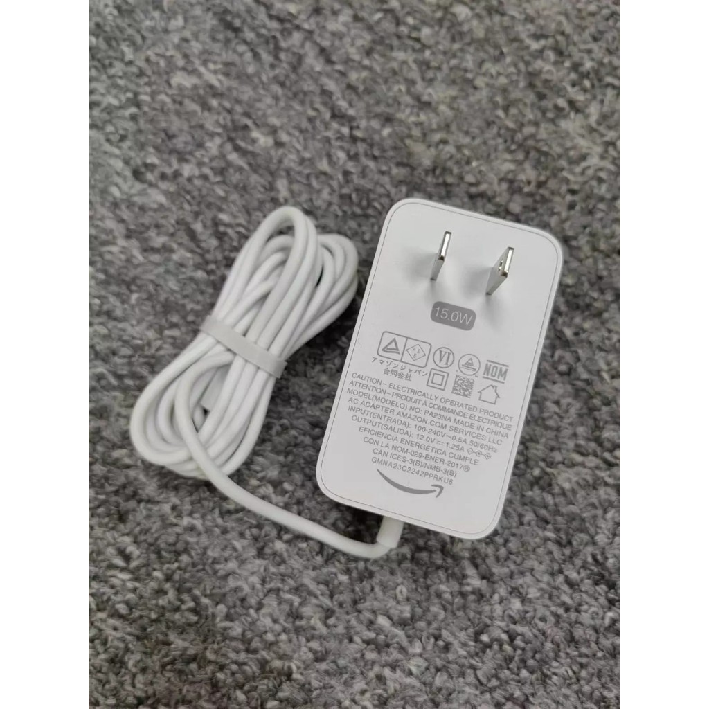 แหล่งจ่ายไฟชาร์จสําหรับ Amazon Echo Dot gen 5, Spot, tv cube ของแท้ Echo Dot 3 4 Show 5