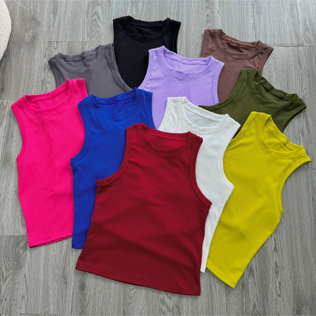 เสื้อกล้ามไซส์ใหญ่สําหรับผู้หญิง 60-95กิโลกรัม แฟชั่นไซส์ใหญ่ผ้าจั๊มยืดสีพื้นแมทช์ลุคง่าย - ก8