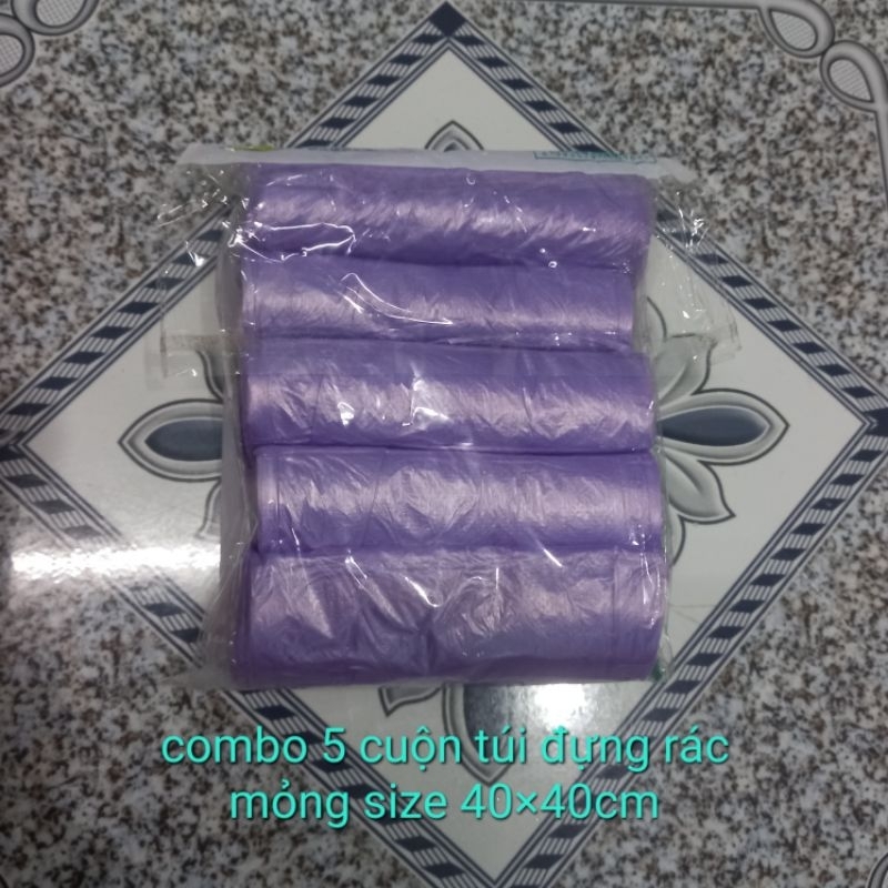 [2Hand] ของเหลวถุงขยะ THIN ขนาด 4040ซม. (คอมโบ 5c)