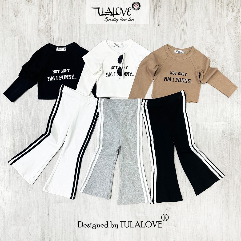 สาวพิมพ์แขนยาวโครเชต์ด้านบน, กางเกงบานยาวคละสี, ชุด ทูลาเลิฟ