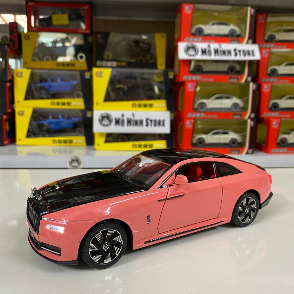 โมเดลรถเหล็ก Roll Royce SPECTRE สเกล 1:24 โครงเหล็กแข็งแรง