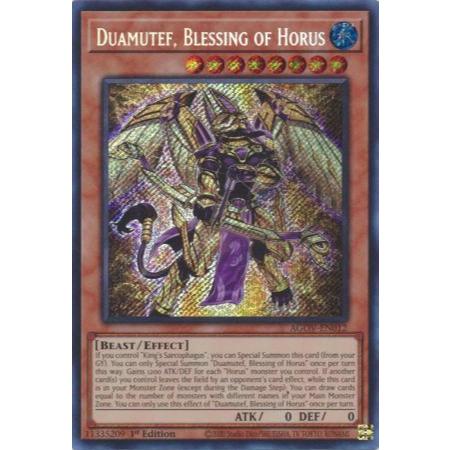 การ์ด Yugioh - TCG (UK) - Duamutef, Blessing Of Horus / AGOOV-EN012