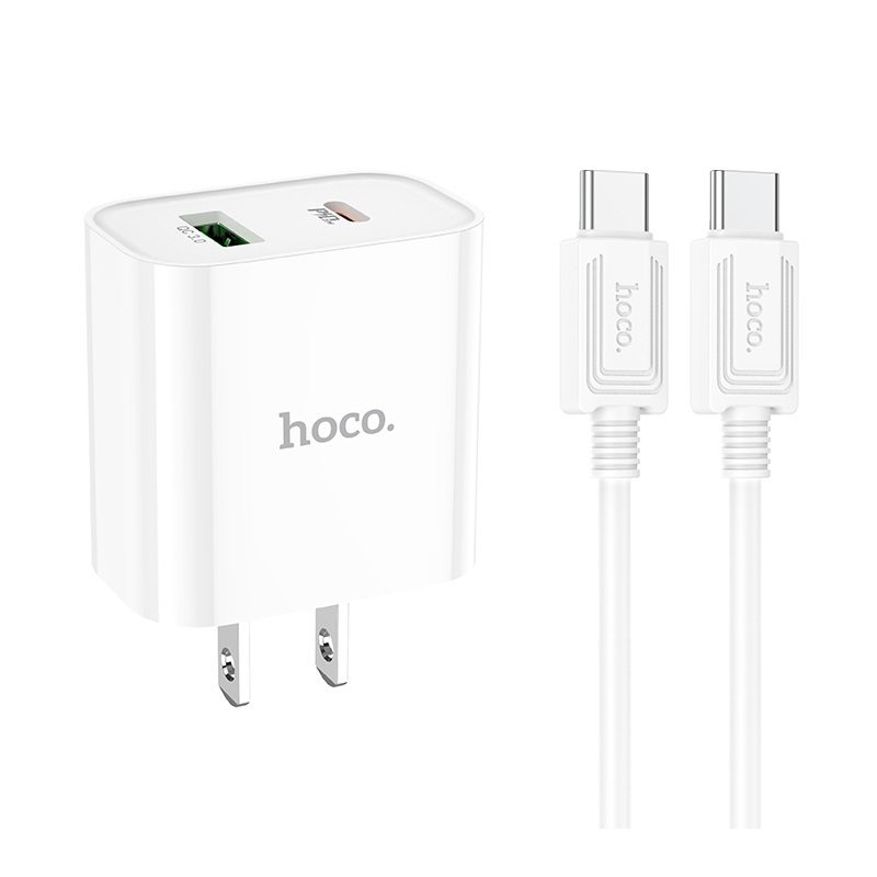 PD20W Hoco C80 Plus Type-C to Type-C ที่ชาร์จเร็วพร้อมสาย 1M